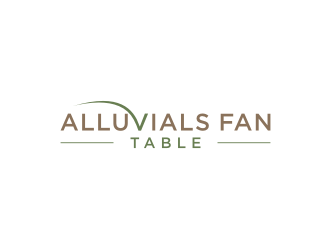 Alluvials Table logo design by asyqh