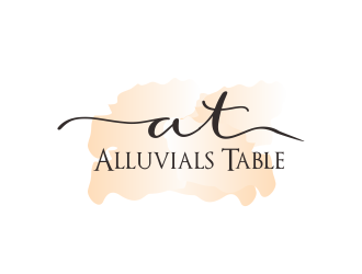 Alluvials Table logo design by Greenlight
