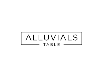 Alluvials Table logo design by haidar