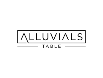 Alluvials Table logo design by haidar