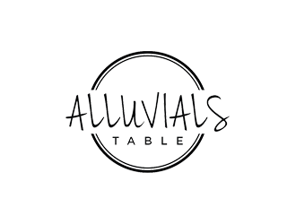 Alluvials Table logo design by bomie
