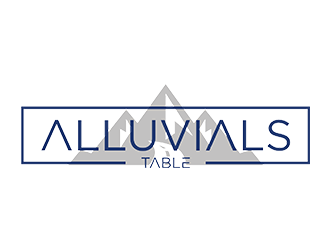 Alluvials Table logo design by EkoBooM