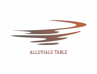 Alluvials Table logo design by Kipli92