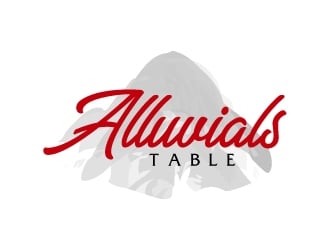 Alluvials Table logo design by LogOExperT