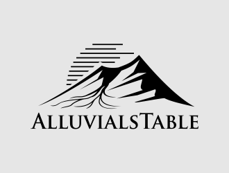 Alluvials Table logo design by AisRafa