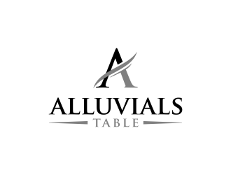 Alluvials Table logo design by semar