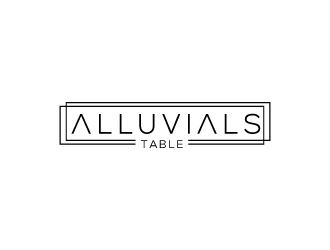 Alluvials Table logo design by wongndeso