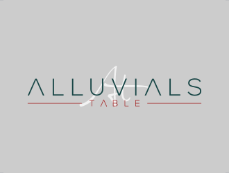Alluvials Table logo design by citradesign