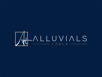 Alluvials Table logo design by citradesign