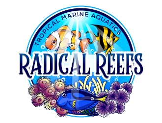 Radical Reefs  logo design by Suvendu
