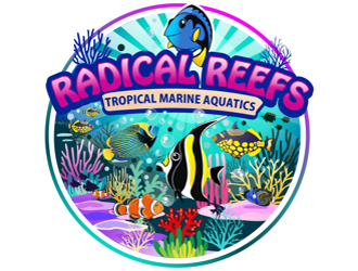 Radical Reefs  logo design by coco