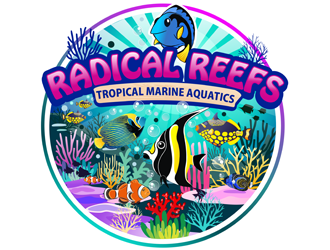 Radical Reefs  logo design by coco