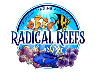 Radical Reefs  logo design by Suvendu