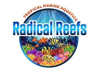 Radical Reefs  logo design by Roma