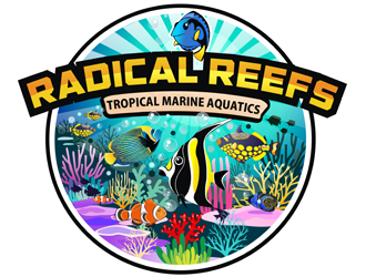 Radical Reefs  logo design by coco