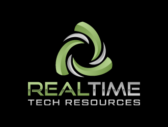 Real Time Tech Resources  logo design by akilis13