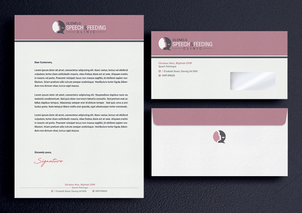 Glenelg Speech & Feeding Clinic logo design by KHAI