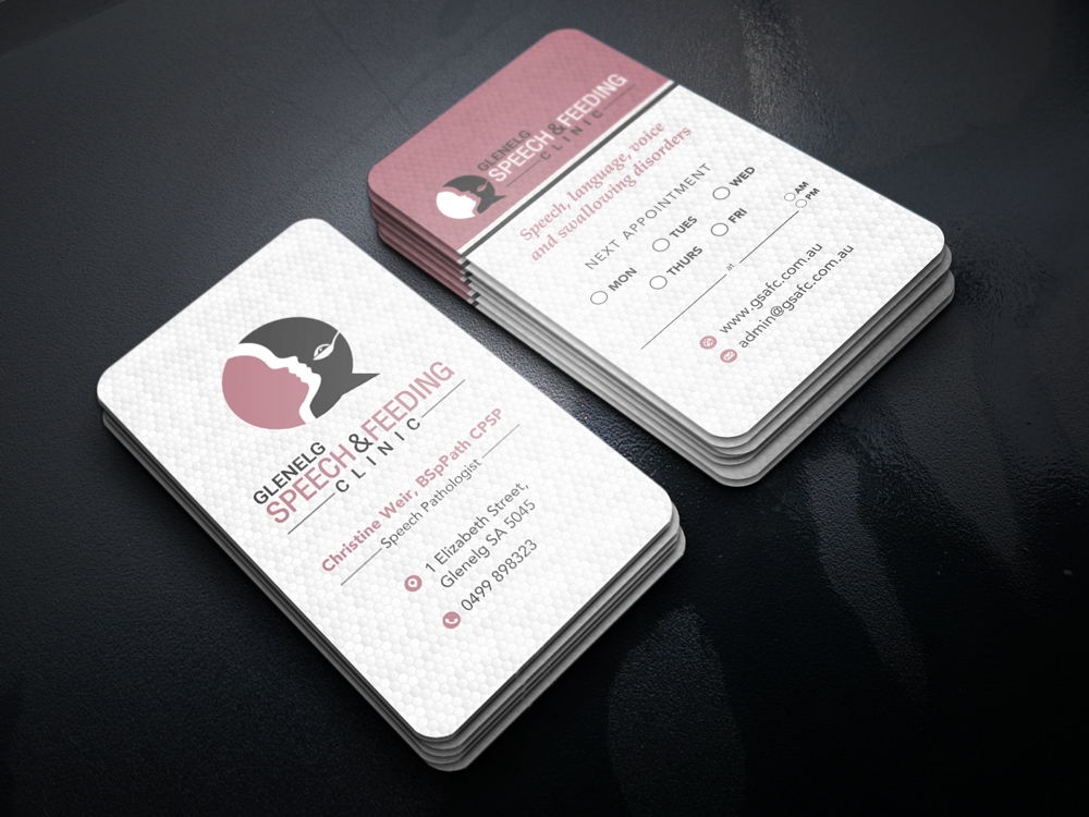 Glenelg Speech & Feeding Clinic logo design by KHAI
