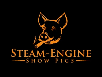 Steam-Engine Show Pigs logo design by AamirKhan