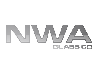NWA Glass Co logo design by EkoBooM
