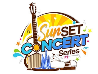 SunSET Concert Series logo design by veron
