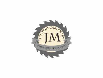 JM Custom Carpentry logo design by afra_art