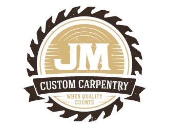 JM Custom Carpentry logo design by akilis13