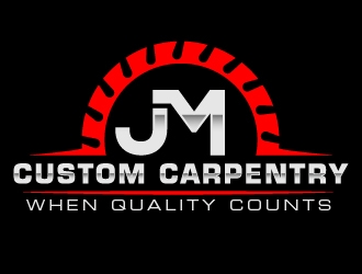 JM Custom Carpentry logo design by pambudi