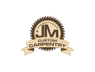 JM Custom Carpentry logo design by lj.creative