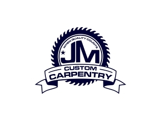 JM Custom Carpentry logo design by lj.creative