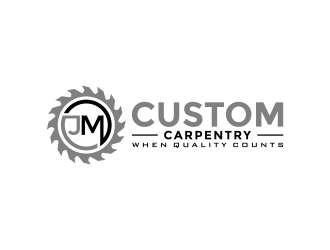 JM Custom Carpentry logo design by semar