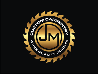 JM Custom Carpentry logo design by Sheilla