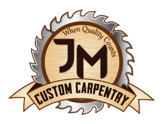 JM Custom Carpentry logo design by axel182