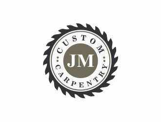 JM Custom Carpentry logo design by up2date