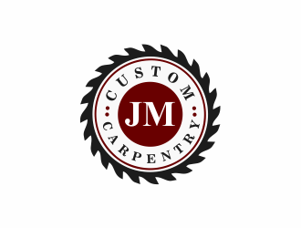 JM Custom Carpentry logo design by up2date