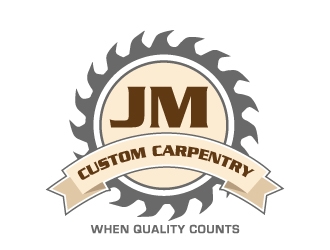 JM Custom Carpentry logo design by J0s3Ph