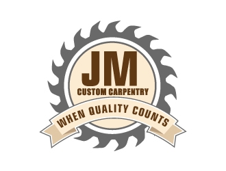 JM Custom Carpentry logo design by J0s3Ph