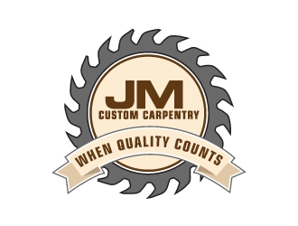 JM Custom Carpentry logo design by J0s3Ph