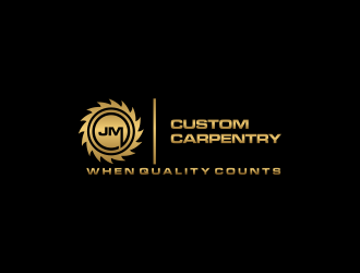 JM Custom Carpentry logo design by Franky.