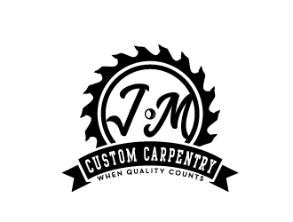JM Custom Carpentry logo design by usashi