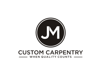 JM Custom Carpentry logo design by Barkah