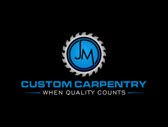 JM Custom Carpentry logo design by niwre