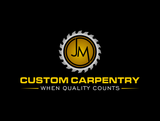 JM Custom Carpentry logo design by niwre