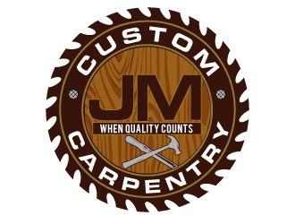 JM Custom Carpentry logo design by THOR_