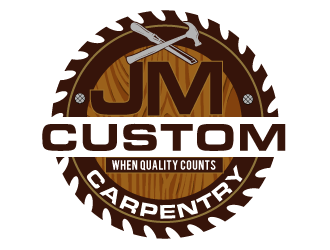 JM Custom Carpentry logo design by THOR_