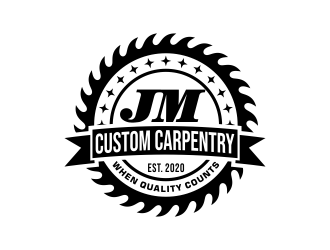 JM Custom Carpentry logo design by done