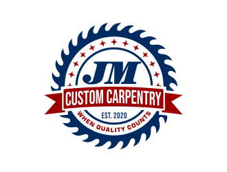 JM Custom Carpentry logo design by done