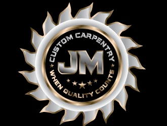 JM Custom Carpentry logo design by logographix