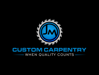 JM Custom Carpentry logo design by niwre