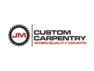 JM Custom Carpentry logo design by rief